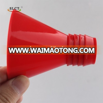 red tiny plastic threaded oil funnel