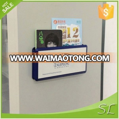 plastic magazine organizer brochures pamphlets holder China Origin