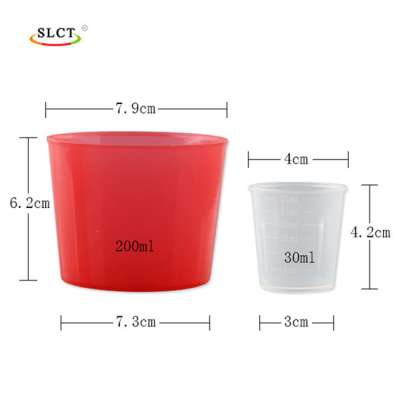 PP Small Digital Pet Dog Food Plastic Measuring Cup